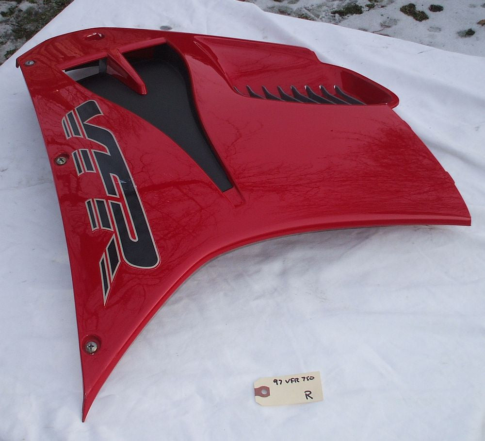 1997 Honda VFR750 Interceptor Middle Mid Fairing R Right Side