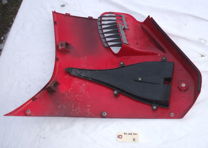 1997 Honda VFR750 Interceptor Middle Mid Fairing R Right Side