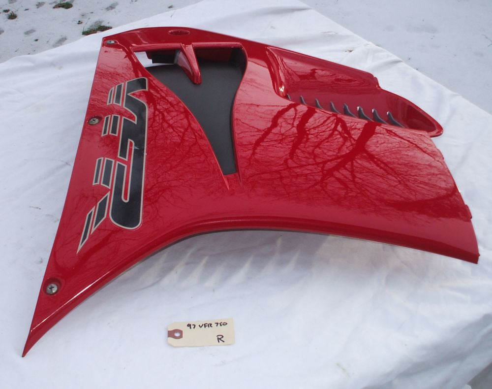 1997 Honda VFR750 Interceptor Middle Mid Fairing R Right Side