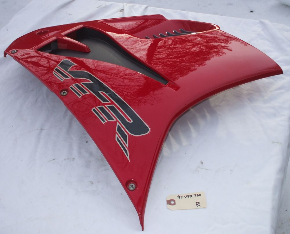 1997 Honda VFR750 Interceptor Middle Mid Fairing R Right Side