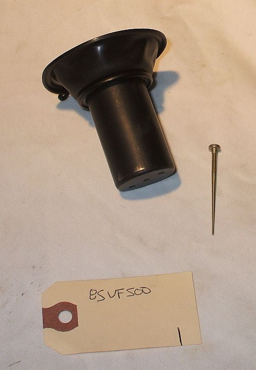 1985 Honda VF500 Interceptor CARBURETOR SLIDE VACUUM PISTON DIAPHRAGM