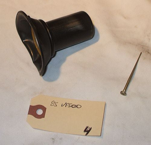 1985 Honda VF500 Interceptor CARBURETOR SLIDE VACUUM PISTON DIAPHRAGM