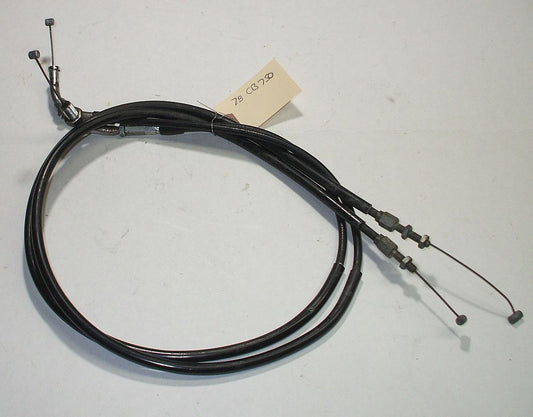 1978 Honda CB750K CB750 CB 750 Throttle Cable A B