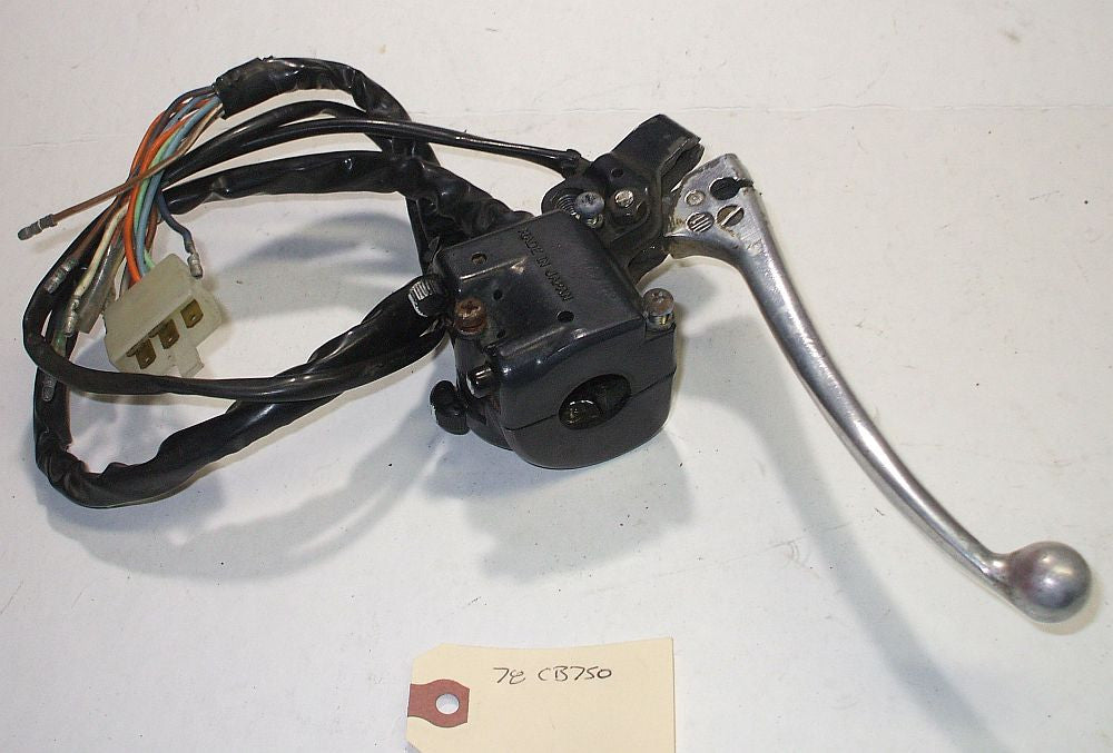 1978 Honda CB750K CB750 CB 750 Bar Control Switch Assembly Left L Turn Signal w Clutch Lever