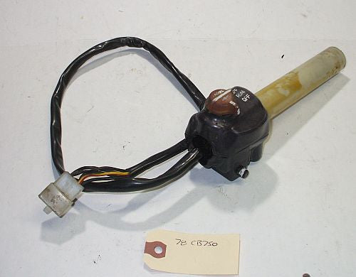 1978 Honda CB750K CB750 CB 750 Bar Control Switch Assembly Right Side R Start Stop Kill Starter