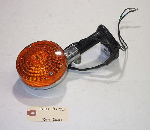 1978 Honda CB750K CB750 CB 750 Rear Turn Signal W Stay Mount R Right