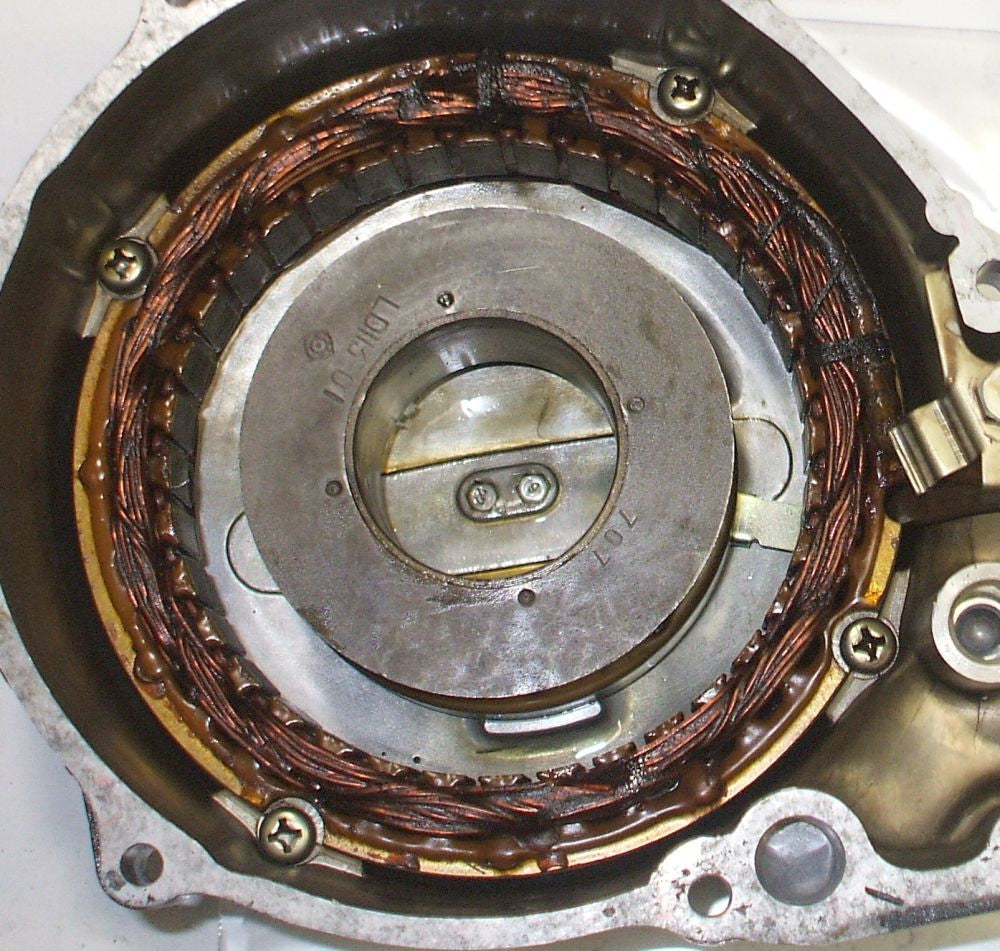 1978 Honda CB750K  CB750 CB 750 Stator Stator Alternator Cover Side Case Left L
