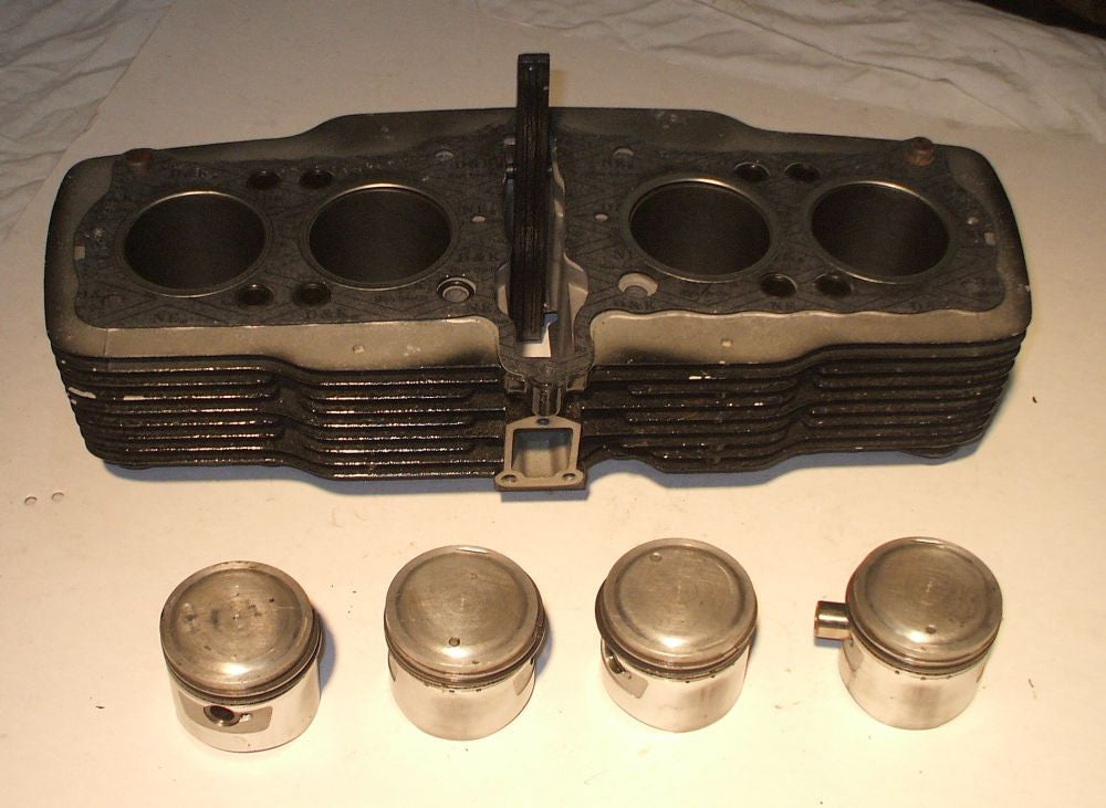 1978 Honda CB750K CB750 CB 750 Cylinder Cylinder Head Pistons