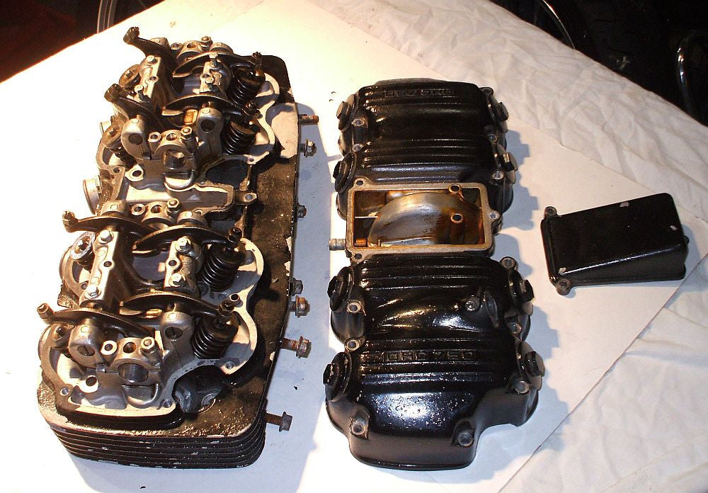 1978 Honda CB750K CB750 CB 750 Cylinder Cylinder Head Pistons