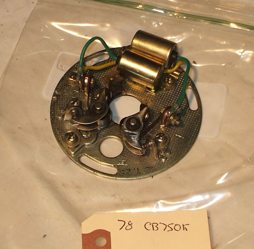 1978 Honda CB750 K CB 750 CB750K Points Points Plate Condenser