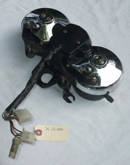 1979 Honda GL1000 GL 1000 Goldwing Gauge Cluster Speedometer Tachometer 1975 1976 1977 1978