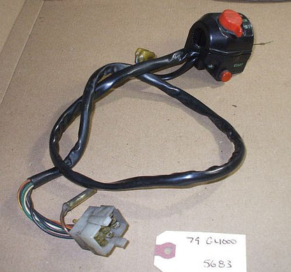 1979 Honda GL1000 Goldwing Bar Control Start Stop Switch Right Side  79