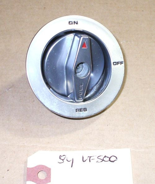 1985 Honda VF500 Interceptor FUEL TANK FUEL VALVE INSERT W LEVER Petcock on off switch