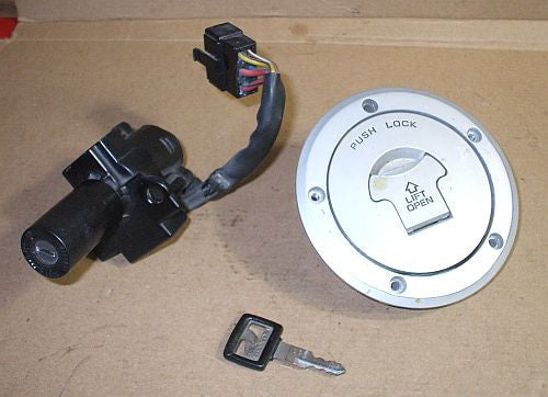 1986 Honda VFR700 Interceptor Ignition W Key Lock Set Gas Cap Fuel Filler Cap W Key