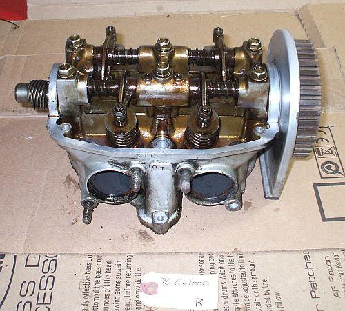 1976 Honda GL1000 Goldwing COMPLETE CYLINDER HEAD CAM SHAFT VALVE RIGHT SIDE