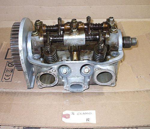1976 Honda GL1000 Goldwing COMPLETE CYLINDER HEAD CAM SHAFT VALVE RIGHT SIDE