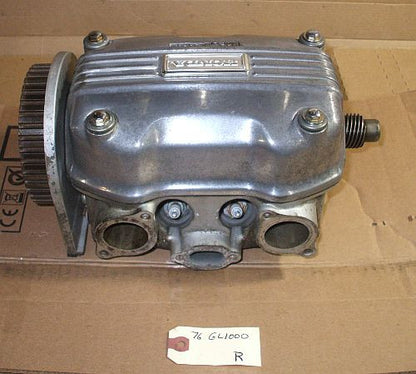 1976 Honda GL1000 Goldwing COMPLETE CYLINDER HEAD CAM SHAFT VALVE RIGHT SIDE