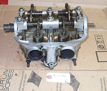 1976 Honda GL1000 Goldwing COMPLETE CYLINDER HEAD CAM SHAFT VALVE LEFT SIDE