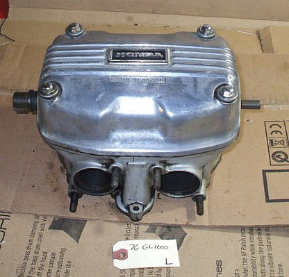 1976 Honda GL1000 Goldwing COMPLETE CYLINDER HEAD CAM SHAFT VALVE LEFT SIDE