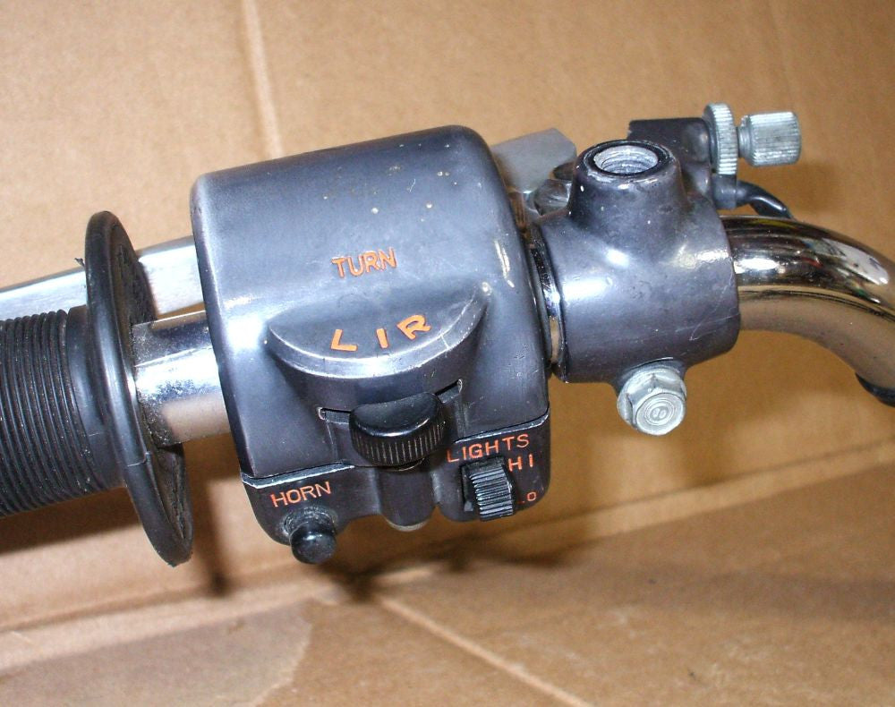 1976 Honda GL1000 Goldwing HANDLEBARS W CONTROL L R SWITCH HANDLE BAR