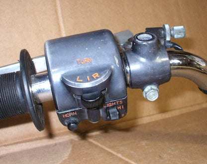 1976 Honda GL1000 Goldwing HANDLEBARS W CONTROL L R SWITCH HANDLE BAR