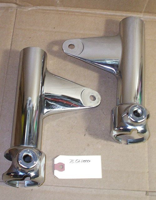 1976 Honda GL1000 GOLDWING HEADLIGHT MOUNT FORK COVER CHROME