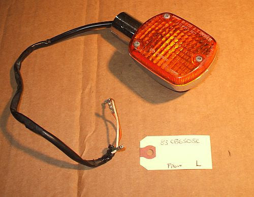 1983 Honda CB650 Nighthawk TURN SIGNAL FRONT LEFT 83 cb650sc