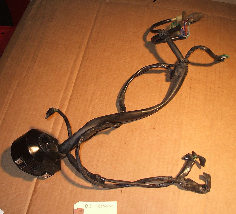 1983 Honda CB650 Left Side Bar Control Turn Signal Hi Low Beam Switch