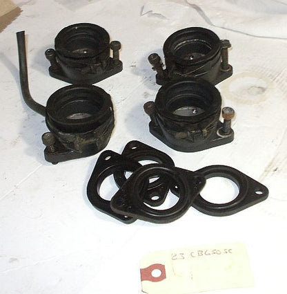1983 Honda CB650 Nighthawk INTAKE MANIFOLDS CARBURETOR INSULATOR
