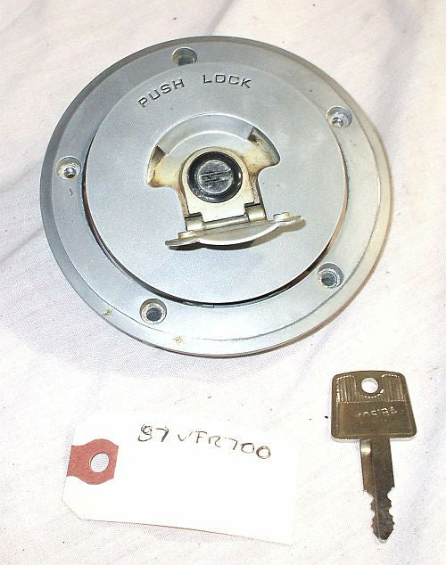 1987 Honda VFR700 Interceptor Gas Cap Fuel Filler Cap W Key