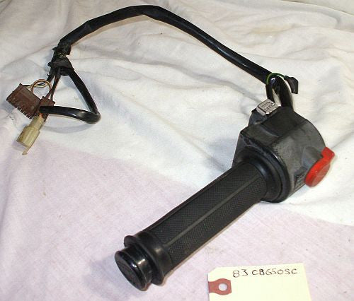 1983 Honda CB650 Nighthawk RIGHT SIDE BAR CONTROL START BUTTON KILL SWITCH