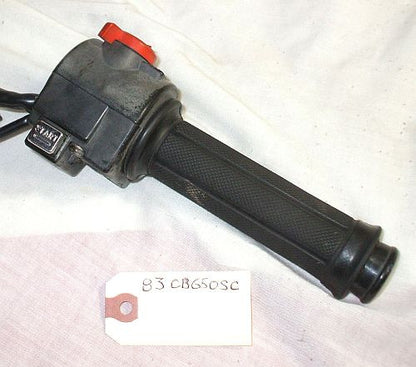 1983 Honda CB650 Nighthawk RIGHT SIDE BAR CONTROL START BUTTON KILL SWITCH