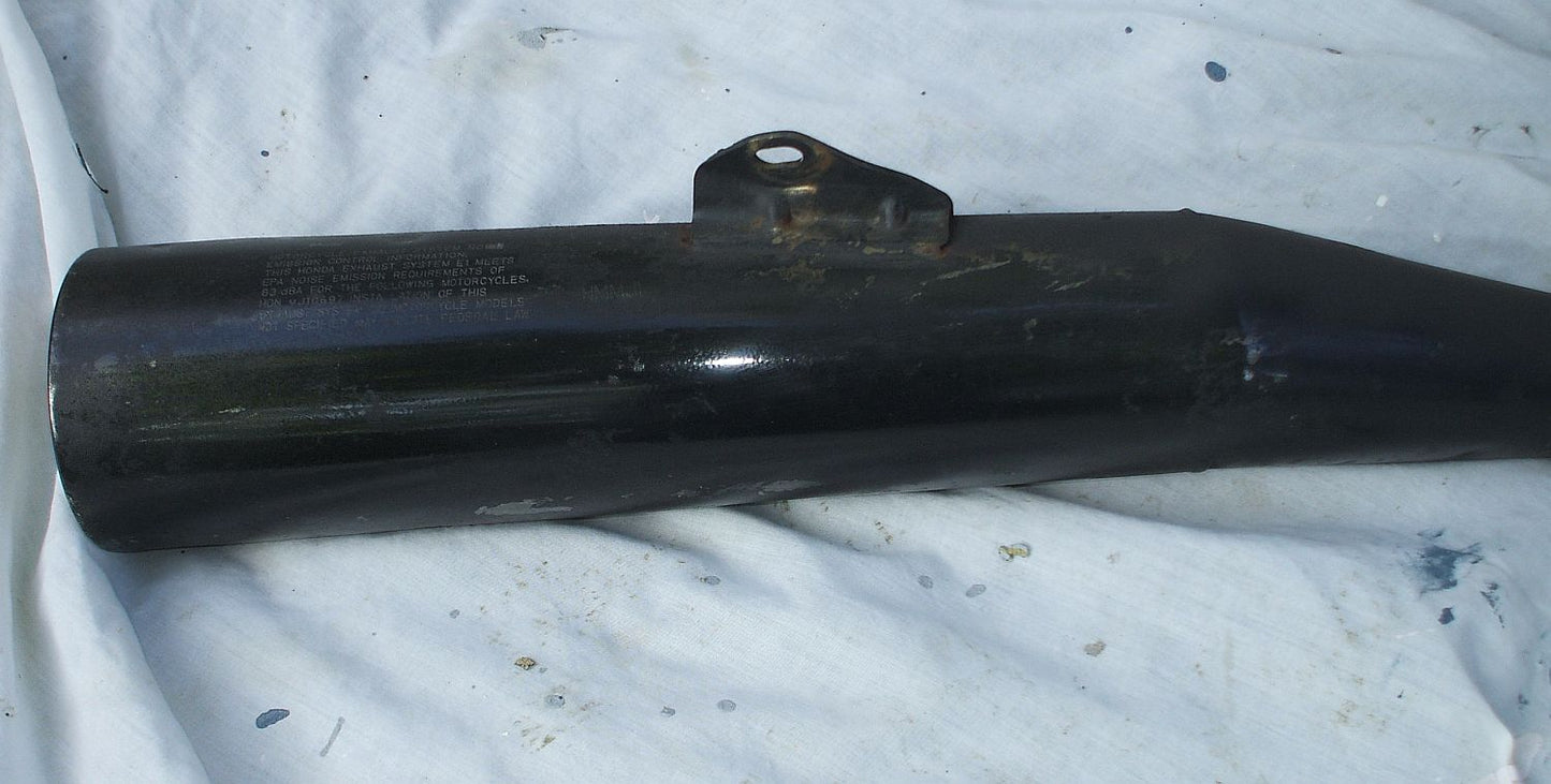 1985 Honda CB700 Nighthawk Exhaust Pipes Muffler Pipe