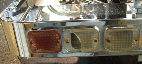 1983 Honda GL1100 GOLDWING CHROME LUGGAGE MOUNT BUMPER GUARD CRASH BARS