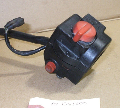1983 Honda GL1100 GOLDWING  BAR CONTROL SWITCH RIGHT R KILL STARTER BUTTON
