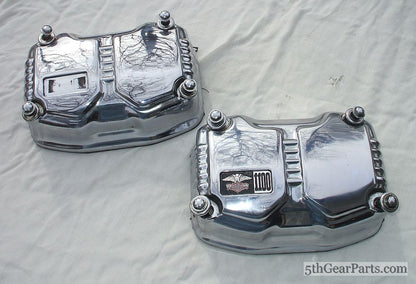 1983 Honda GOLDWING GL1100 VALVE COVER RIGHT LEFT COVERS R L CHROME