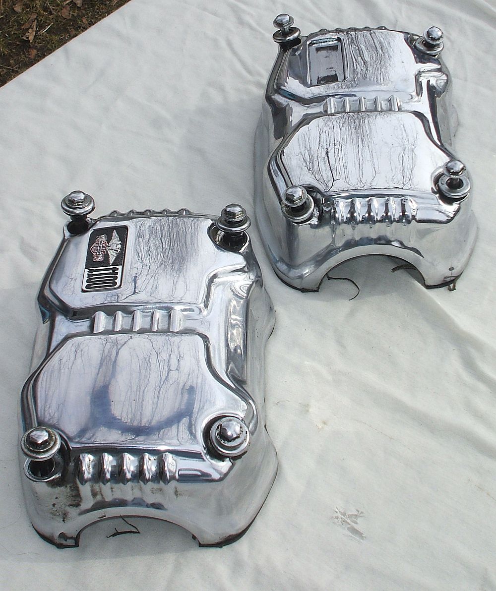 1983 Honda GOLDWING GL1100 VALVE COVER RIGHT LEFT COVERS R L CHROME