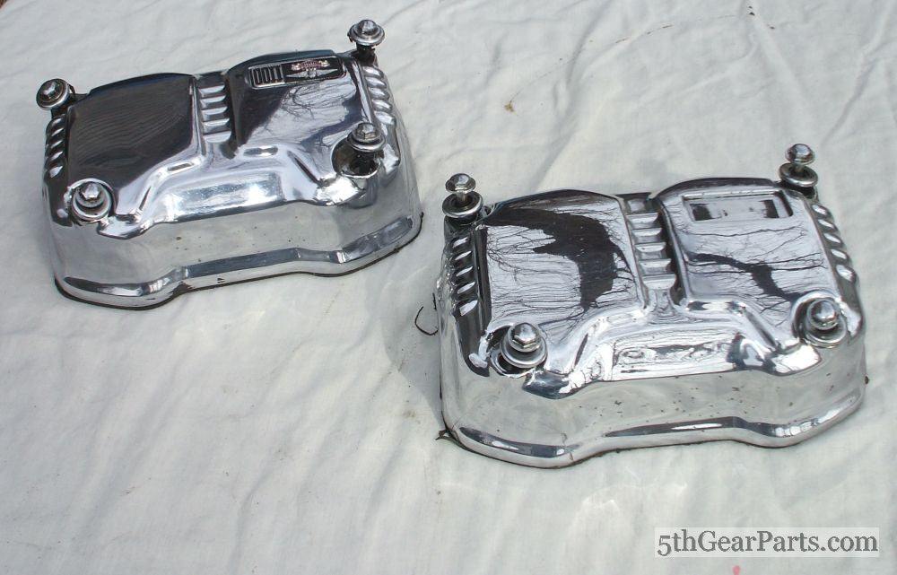 1983 Honda GOLDWING GL1100 VALVE COVER RIGHT LEFT COVERS R L CHROME