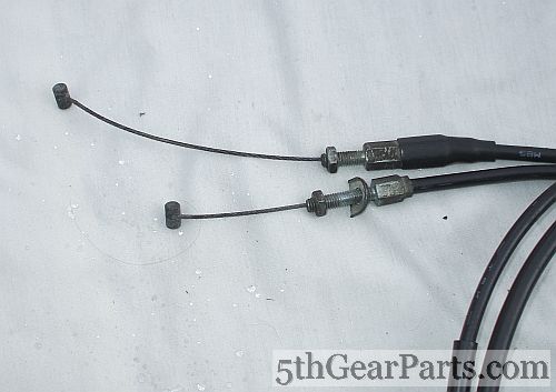 1983 Honda GL1100 GOLDWING THROTTLE CABLES A and B PAIR