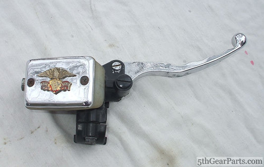 1983 Honda GL1100 GOLDWING  FRONT BRAKE MASTER CYLINDER W CHROME LEVER
