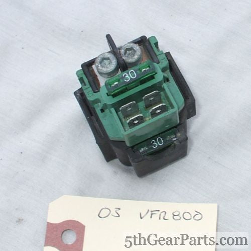 2003 Honda VFR800 Inerceptor Solenoid Starter Switch Magnetic