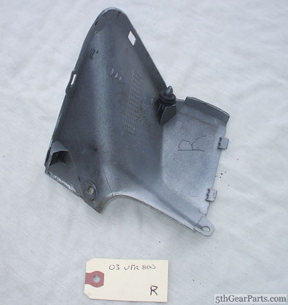 2003 Honda VFR800 Inerceptor Upper Cowl Fairing Insert R Right