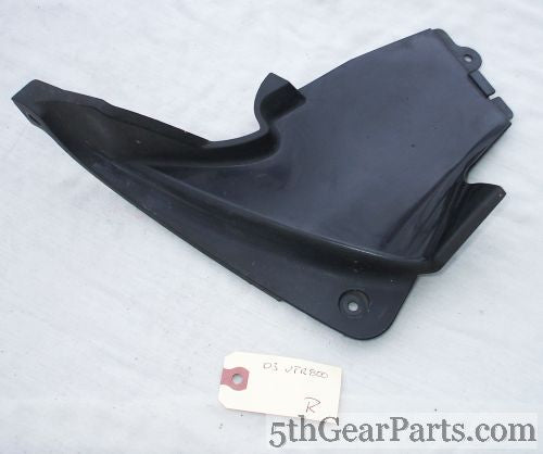 2003 Honda VFR800 Inerceptor Upper Cowl Fairing Insert Panel R Right