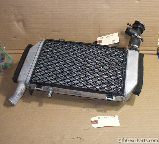 2003 Honda VFR800 Inerceptor Radiator R Right Side