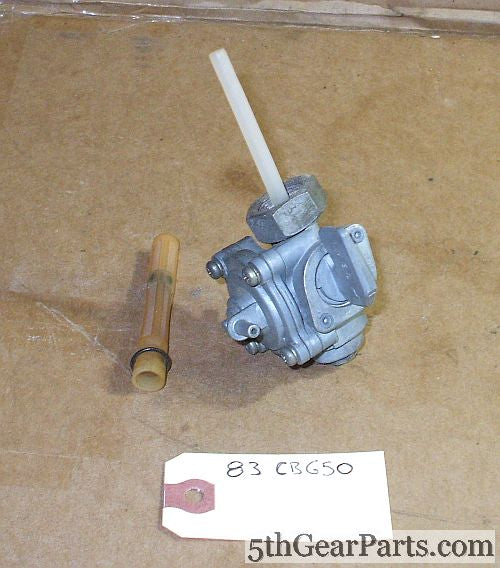 1983 Honda CB650 Nighthawk FUEL VALVE PETCOCK 83 cb650sc Fuel Shut Off Valve