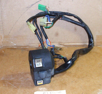 1983 Honda CB650 Left Side Bar Control Turn Signal Hi Low Beam Switch 83 cb650sc