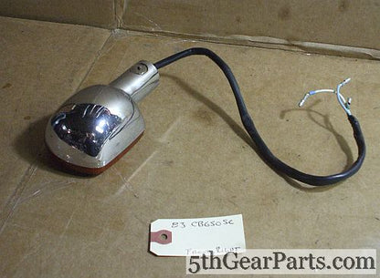 1983 Honda CB650 Nighthawk TURN SIGNAL FRONT RIGHT 83 cb650sc