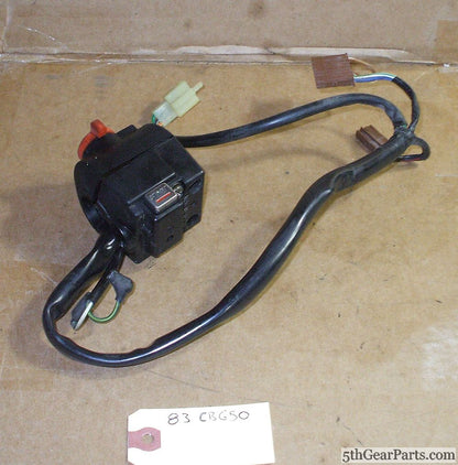 1983 Honda CB650 Nighthawk RIGHT SIDE BAR CONTROL START BUTTON KILL SWITCH 83 cb650sc