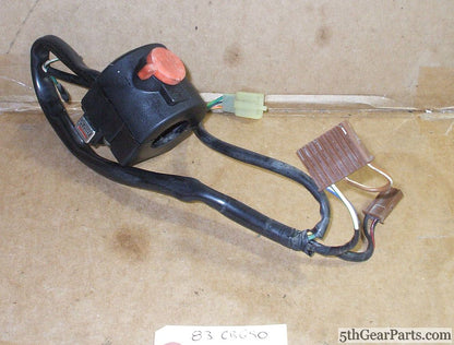 1983 Honda CB650 Nighthawk RIGHT SIDE BAR CONTROL START BUTTON KILL SWITCH 83 cb650sc