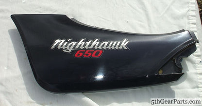1983 Honda CB650 Nighthawk Left Side Cover Side plate L 83 cb650sc